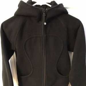 Lululemon Athletica fleece zip front hoodie jacket